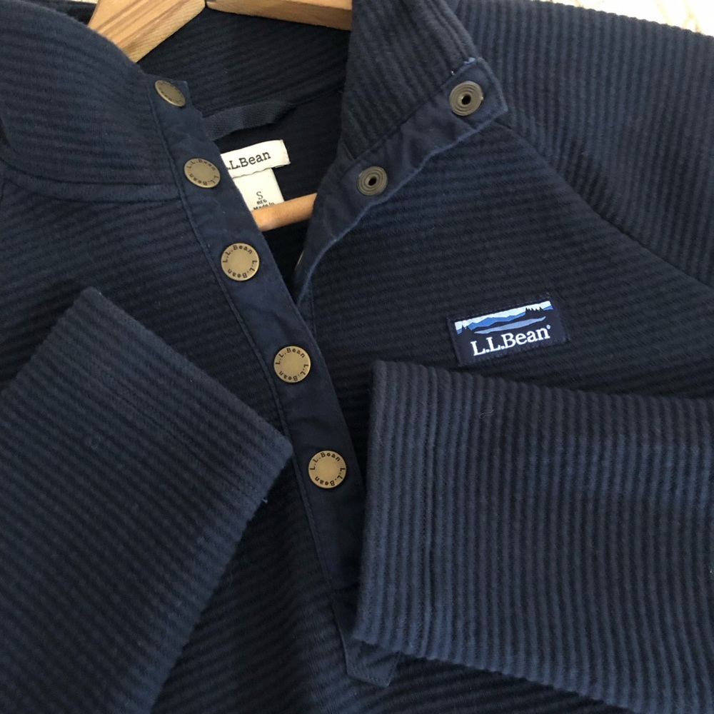 LL BEAN Quarter snap button Pullover 🏔️🥾 - image 4
